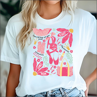 Dance Floral Cluster DTF Transfer