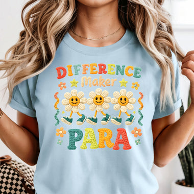 Difference Maker Para with Daiseys DTF Transfer