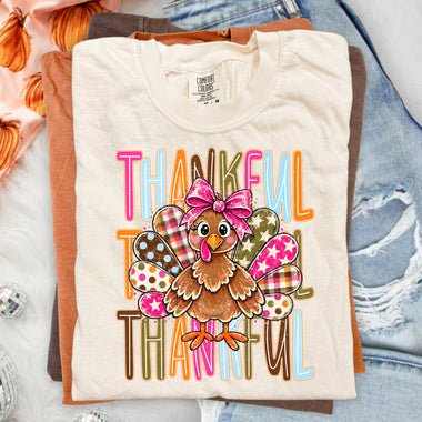 Thankful Turkey DTF Transfer DTF Heat Press Transfer from Sweet Tee Transfers