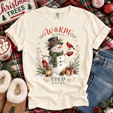 Warm Hearts Cold Noses DTF Transfer DTF Heat Press Transfer from Sweet Tee Transfers