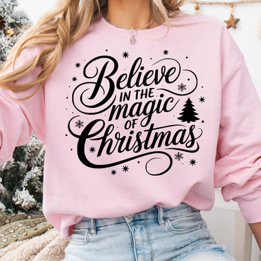 Believe in the Magic of Christmas DTF Transfer DTF Heat Press Transfer from Sweet Tee Transfers