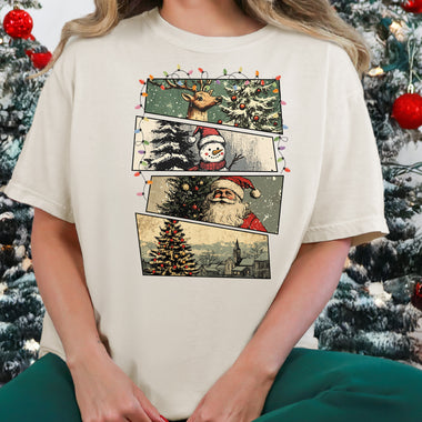 Vintage Christmas Grunge DTF Transfer DTF Heat Press Transfer from Sweet Tee Transfers