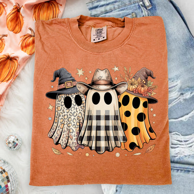 Checkered Polkadot and Cheetah Ghost DTF Transfer DTF Heat Press Transfer from Sweet Tee Transfers