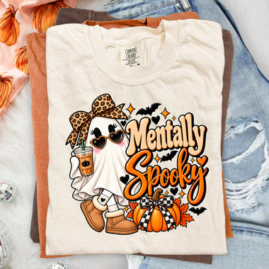 Mentally Spooky DTF Transfer DTF Heat Press Transfer from Sweet Tee Transfers
