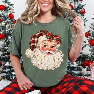 Santa Head DTF Transfer DTF Heat Press Transfer from Sweet Tee Transfers