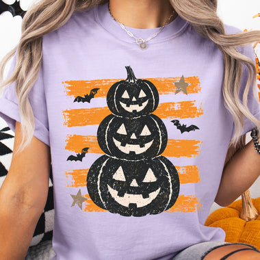 Retro Brushstroke Pumpkins DTF Transfer DTF Heat Press Transfer from Sweet Tee Transfers