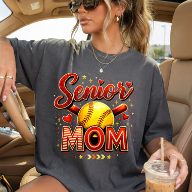 Senior Softball Mom DTF Transfer DTF Heat Press Transfer from Sweet Tee Transfers