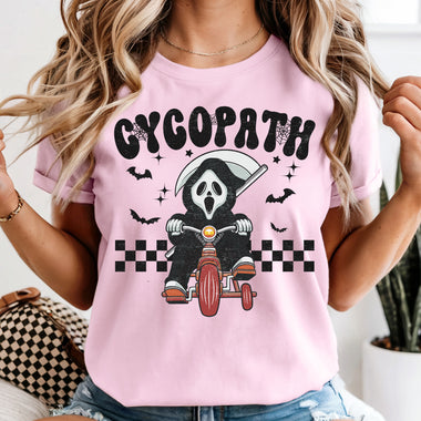 Cycopath Halloween Ghost DTF Transfer DTF Heat Press Transfer from Sweet Tee Transfers