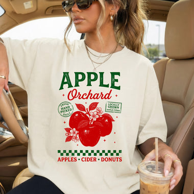 Apple Orchard DTF Transfer DTF Heat Press Transfer from Sweet Tee Transfers