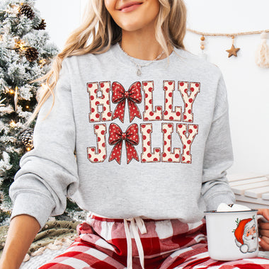 Holly Jolly Stacked DTF Transfer DTF Heat Press Transfer from Sweet Tee Transfers