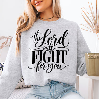The Lord Will Fight for You DTF Transfer DTF Heat Press Transfer from Sweet Tee Transfers