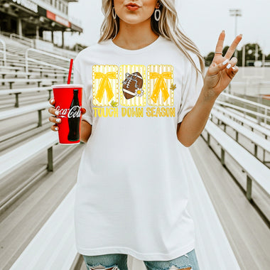 Touchdown Season Yellow DTF Transfer DTF Heat Press Transfer from Sweet Tee Transfers