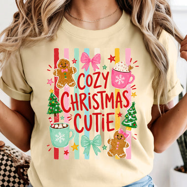 Cozy Christmas Cutie DTF Transfer DTF Heat Press Transfer from Sweet Tee Transfers
