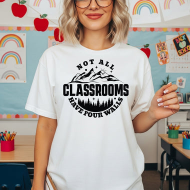 Not All Classrooms Have Four Walls DTF Transfer DTF Heat Press Transfer from Sweet Tee Transfers
