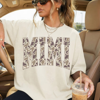 Mimi Camo DTF Transfer DTF Heat Press Transfer from Sweet Tee Transfers