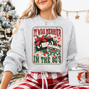 It Was Merrier in the 90's DTF Transfer DTF Heat Press Transfer from Sweet Tee Transfers
