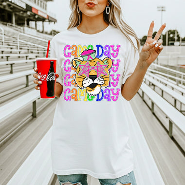 Auburn Tigers School Mascot DTF Transfer – Game Day DTF Heat Press Transfer from Sweet Tee Transfers