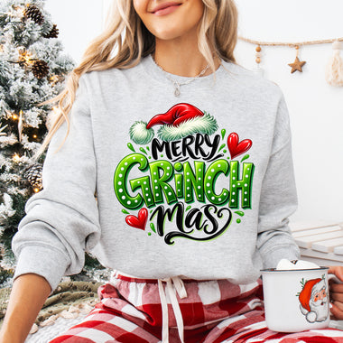 Merry Grinchmas DTF Transfer DTF Heat Press Transfer from Sweet Tee Transfers