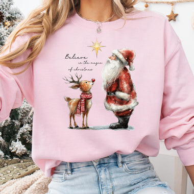 Believe in the Magic of Christmas DTF Transfer DTF Heat Press Transfer from Sweet Tee Transfers