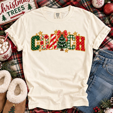 Coach Christmas Tree DTF Transfer DTF Heat Press Transfer from Sweet Tee Transfers