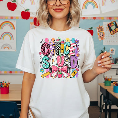 Back to School Office Squad DTF Transfer DTF Heat Press Transfer from Sweet Tee Transfers