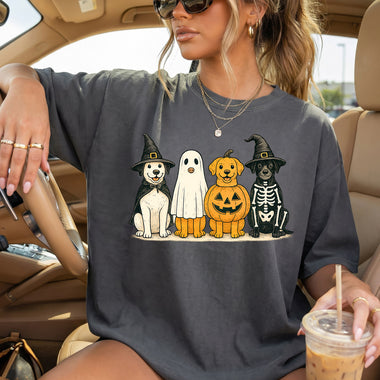 Halloween Dogs DTF Transfer DTF Heat Press Transfer from Sweet Tee Transfers