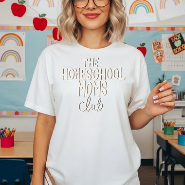 The Homeschool Moms Club DTF Transfer DTF Heat Press Transfer from Sweet Tee Transfers