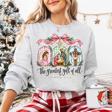 The Greatest Gift of All DTF Transfer DTF Heat Press Transfer from Sweet Tee Transfers