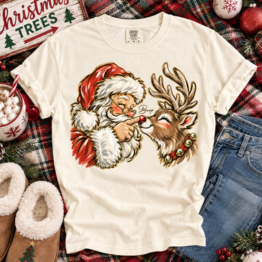Santa Boop Color DTF Transfer DTF Heat Press Transfer from Sweet Tee Transfers