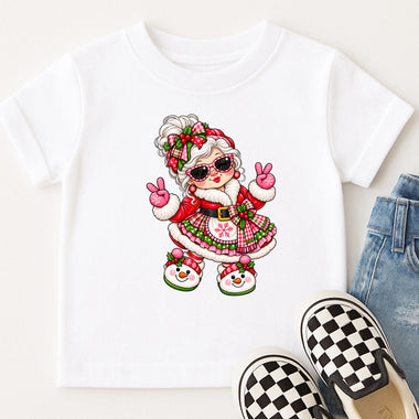 Lil Miss Claus DTF Transfer DTF Heat Press Transfer from Sweet Tee Transfers