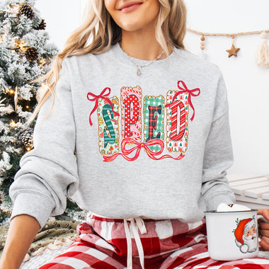 Preppy Christmas SPED DTF Transfer DTF Heat Press Transfer from Sweet Tee Transfers