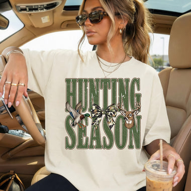 Hunting Season With Bow DTF Transfer DTF Heat Press Transfer from Sweet Tee Transfers