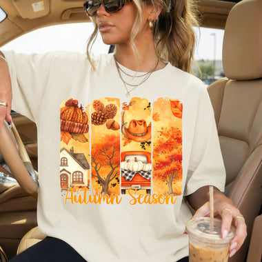 Autumn Season DTF Transfer DTF Heat Press Transfer from Sweet Tee Transfers
