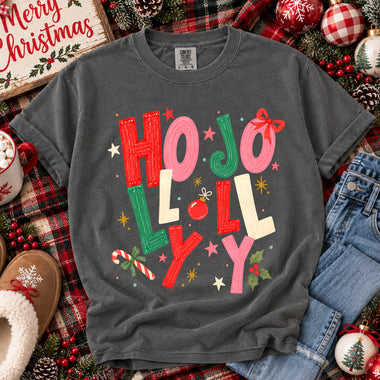 Holly Jolly Christmas DTF Transfer DTF Heat Press Transfer from Sweet Tee Transfers