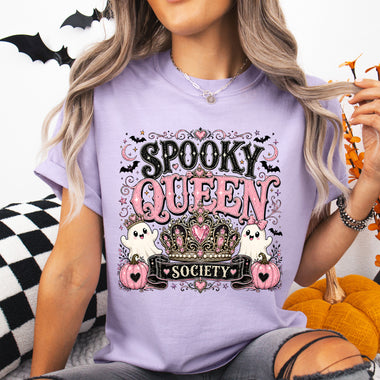 Spooky Queen Society DTF Transfer DTF Heat Press Transfer from Sweet Tee Transfers