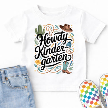 Howdy Kindergarten DTF Transfer DTF Heat Press Transfer from Sweet Tee Transfers