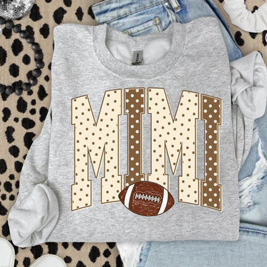 Mimi Football Polka Dot DTF Transfer DTF Heat Press Transfer from Sweet Tee Transfers