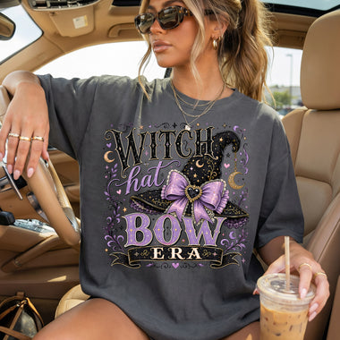 Witch Hat Bow Era DTF Transfer DTF Heat Press Transfer from Sweet Tee Transfers