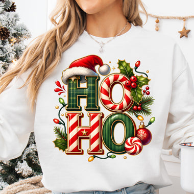 Christmas Ho Ho DTF Transfer DTF Heat Press Transfer from Sweet Tee Transfers