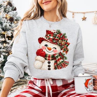 Snowman Head DTF Transfer DTF Heat Press Transfer from Sweet Tee Transfers
