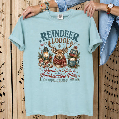 Reindeer Lodge DTF Transfer DTF Heat Press Transfer from Sweet Tee Transfers