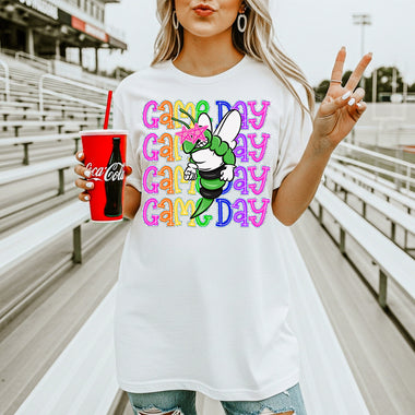 Green Hornet Jackets School Mascot DTF Transfer – Game Day DTF Heat Press Transfer from Sweet Tee Transfers
