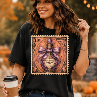 Retro Halloween Stamp Poison DTF Transfer DTF Heat Press Transfer from Sweet Tee Transfers
