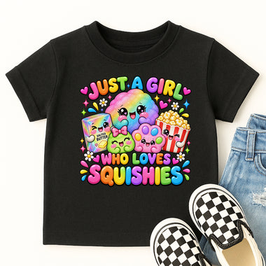 Just a Girl Who Loves Squishies DTF Transfer DTF Heat Press Transfer from Sweet Tee Transfers