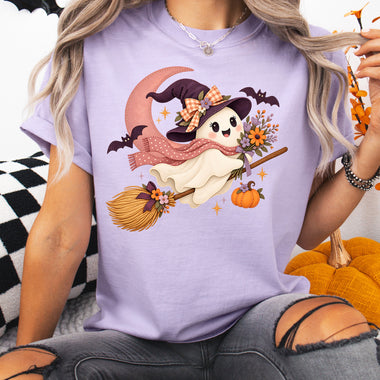 Ghost Riding Broom DTF Transfer DTF Heat Press Transfer from Sweet Tee Transfers