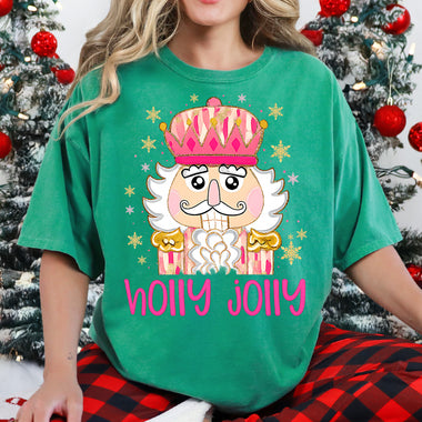 Holly Jolly Nutcracker DTF Transfer DTF Heat Press Transfer from Sweet Tee Transfers