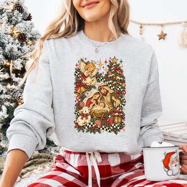 Christian Christmas Nativity DTF Transfer DTF Heat Press Transfer from Sweet Tee Transfers