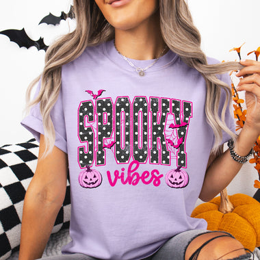 Spooky Vibes Polka Dots DTF Transfer DTF Heat Press Transfer from Sweet Tee Transfers