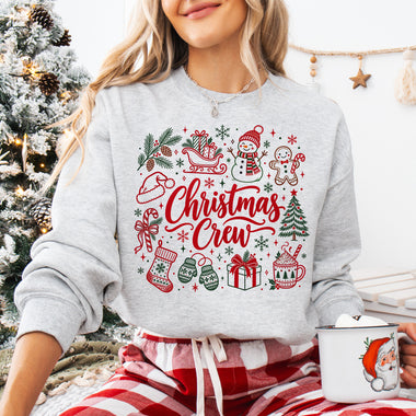 Christmas Crew DTF Transfer DTF Heat Press Transfer from Sweet Tee Transfers