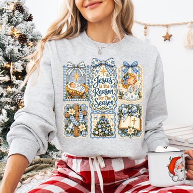 Jesus Is the Reason for the Season DTF Transfer DTF Heat Press Transfer from Sweet Tee Transfers